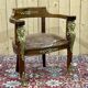 Regency style desk and armchair from the Napoleon III period - late 19th century
