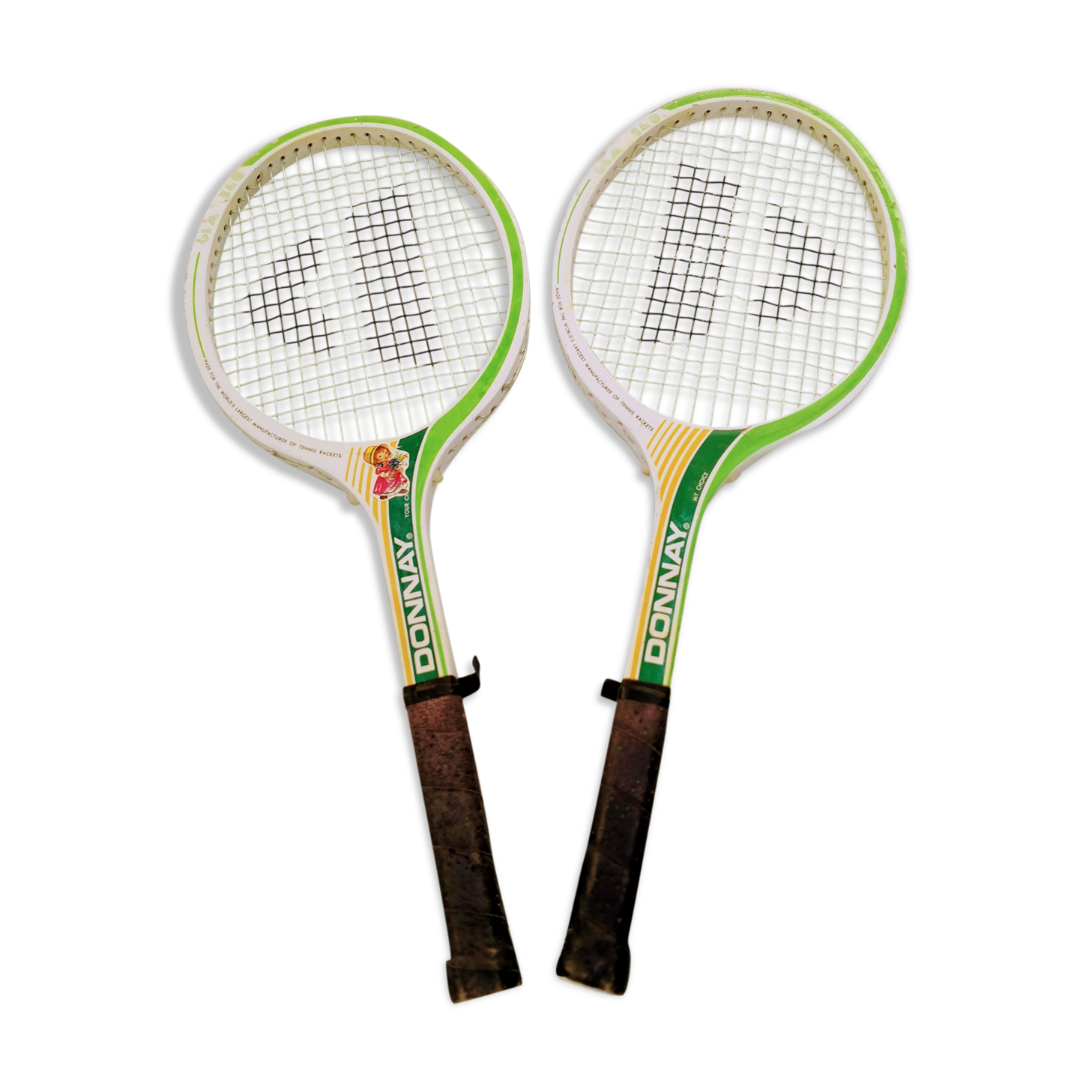 Junior tennis Donnay rackets pair