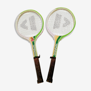 Junior tennis Donnay rackets pair