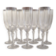 Set de 10 flûtes à champagne
