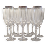 Set de 10 flûtes à champagne