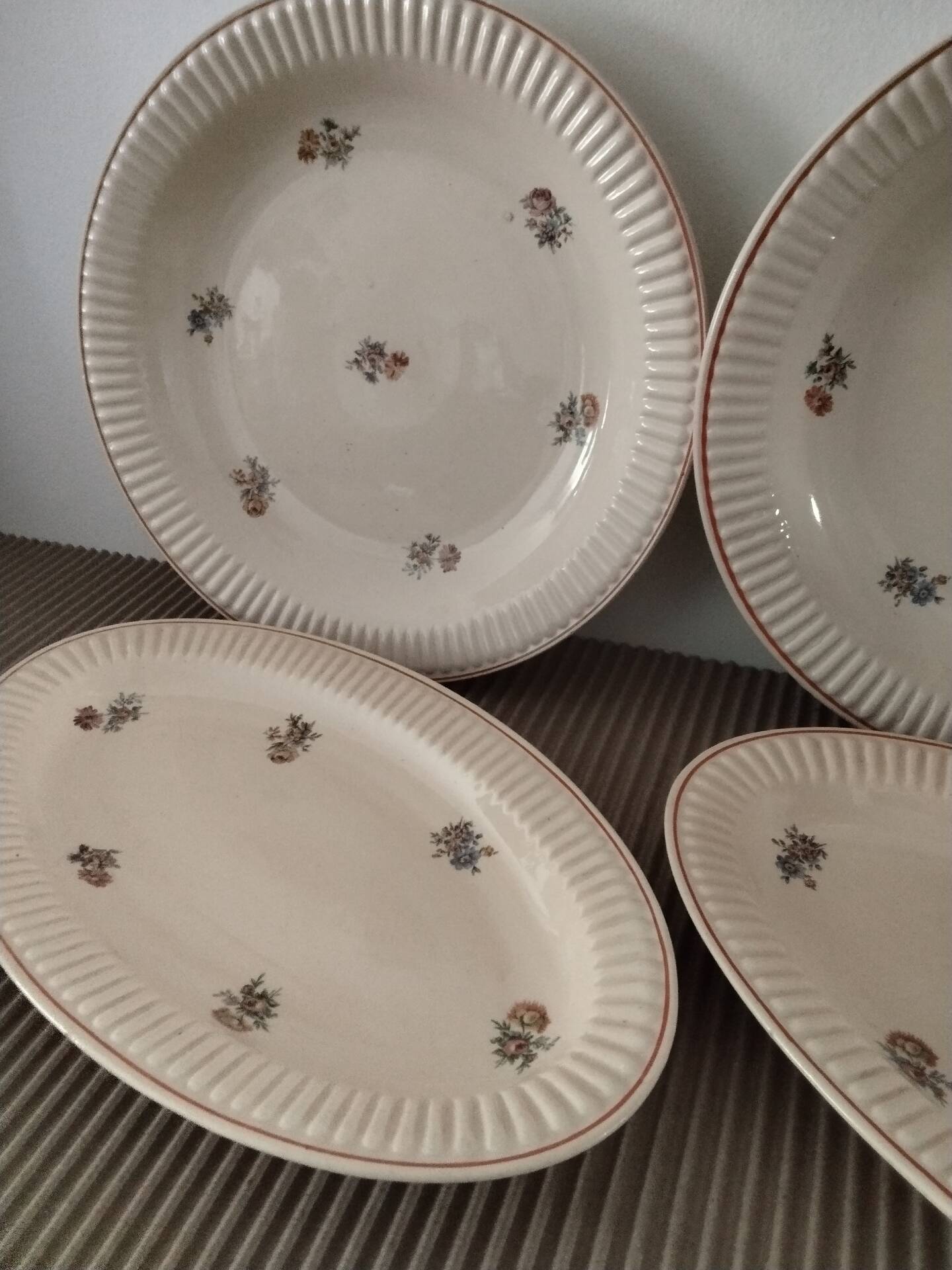 vintage tableware Varene Frères Paris - Garden of France