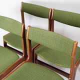 Set of four dining room chairs in teak by Erik Buch, 1960s