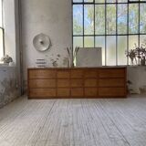 XXL golden oak craft furniture from the 50s