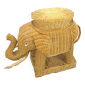 Rattan elephant table, side table
