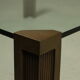 Grande table basse monumentale modèle T14 par Peter Ghyczy années 1970
