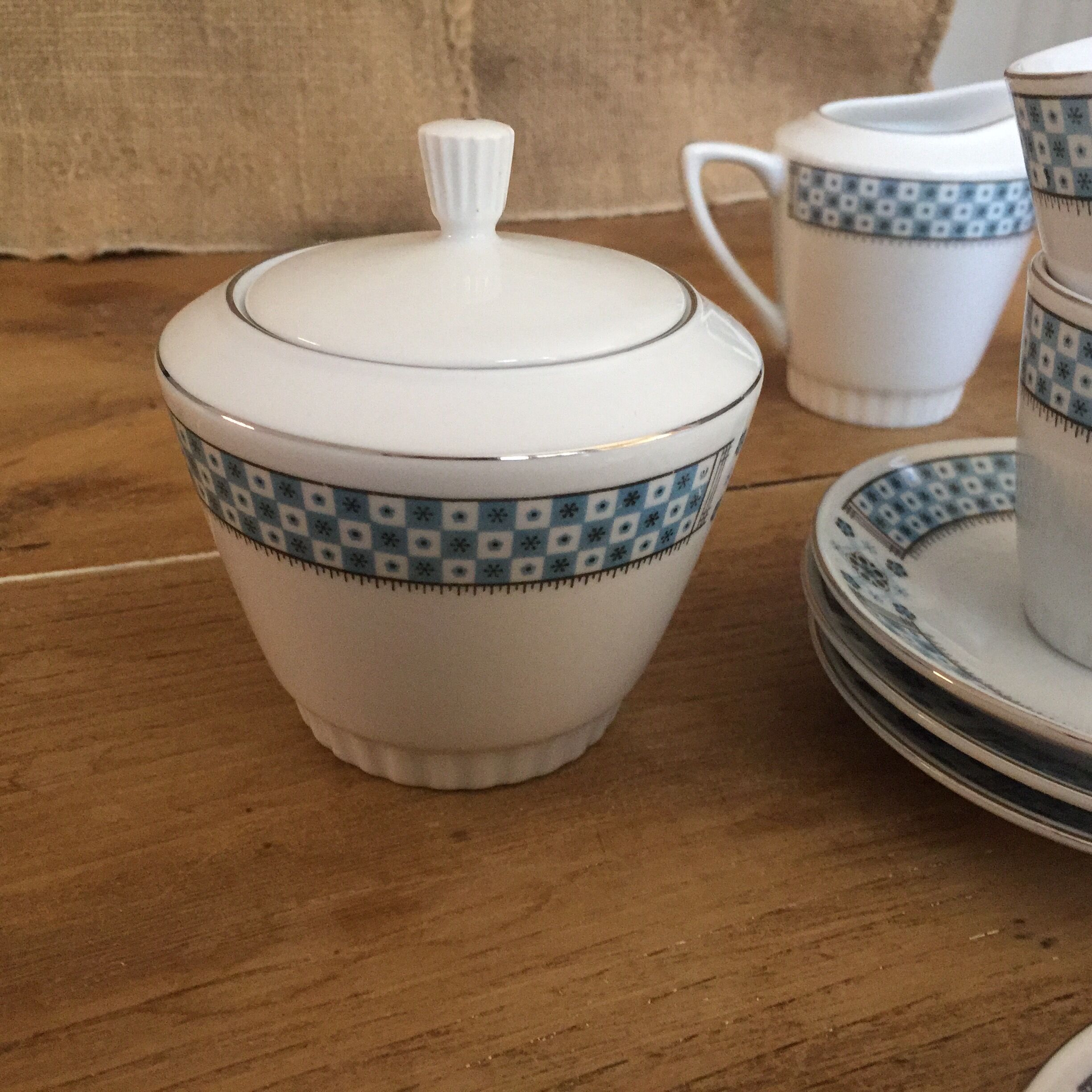 Coffee service China, 18 pieces