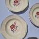 Set of 10 Deep Plates Model Josiane Sarreguemines Manufacture