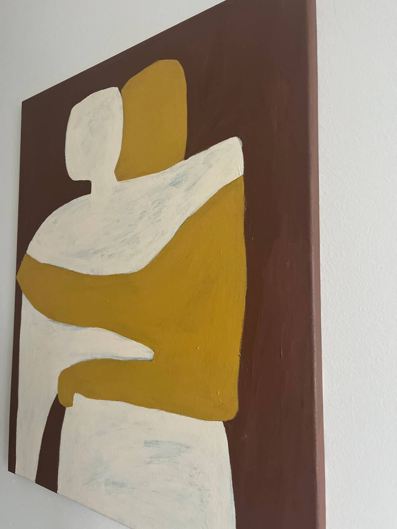 Canvas painting couple "can I hold you" by Bodasca