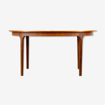 Midcentury mcintosh oblong teak extending table