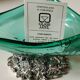 Murano/Glass Line Art Glass Sea Shell Trinket Dish. Diam 20