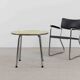 Table d'appoint en tube d'acier Bauhaus vintage