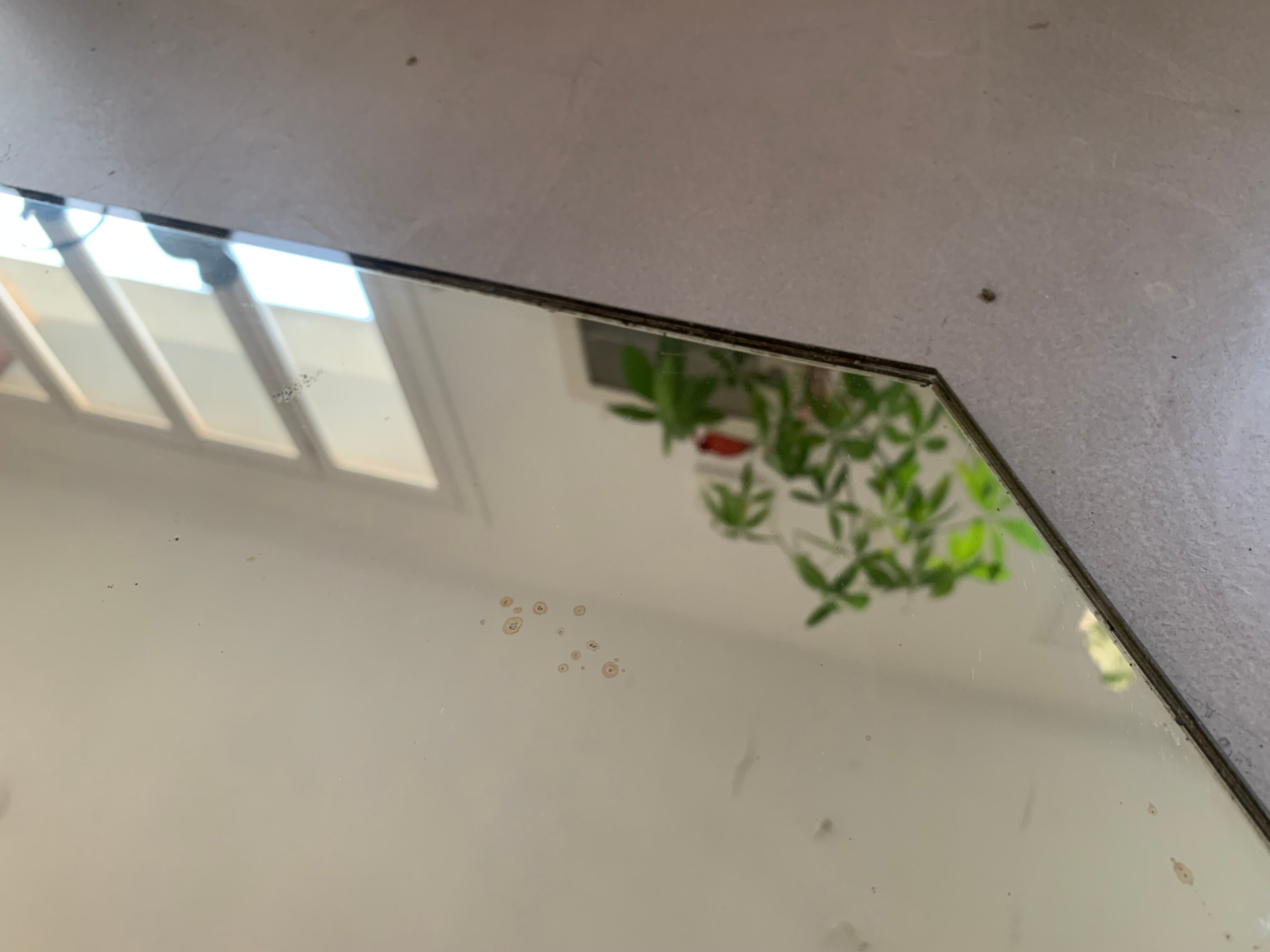 Antique mirror stitched 60x90cm