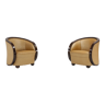 Set of two Art Deco armchairs