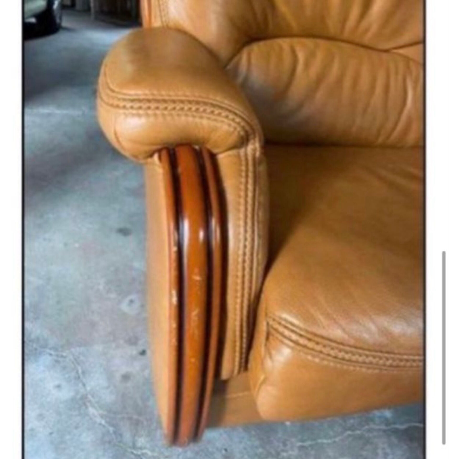 Leather sofa