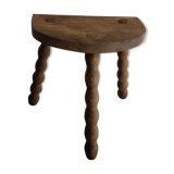 Cowhide tabouret