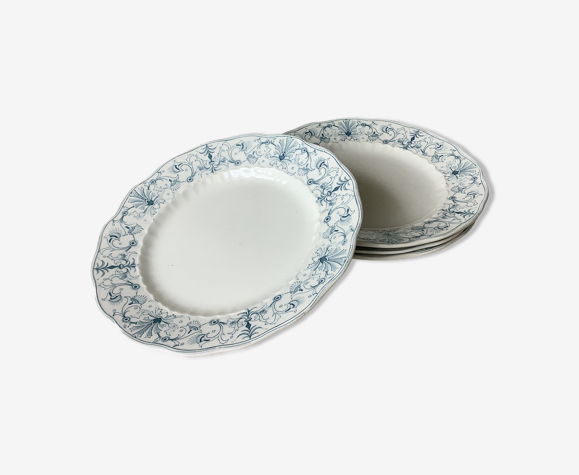 Assiettes terre de fer anglaises Ridgways XIX ème