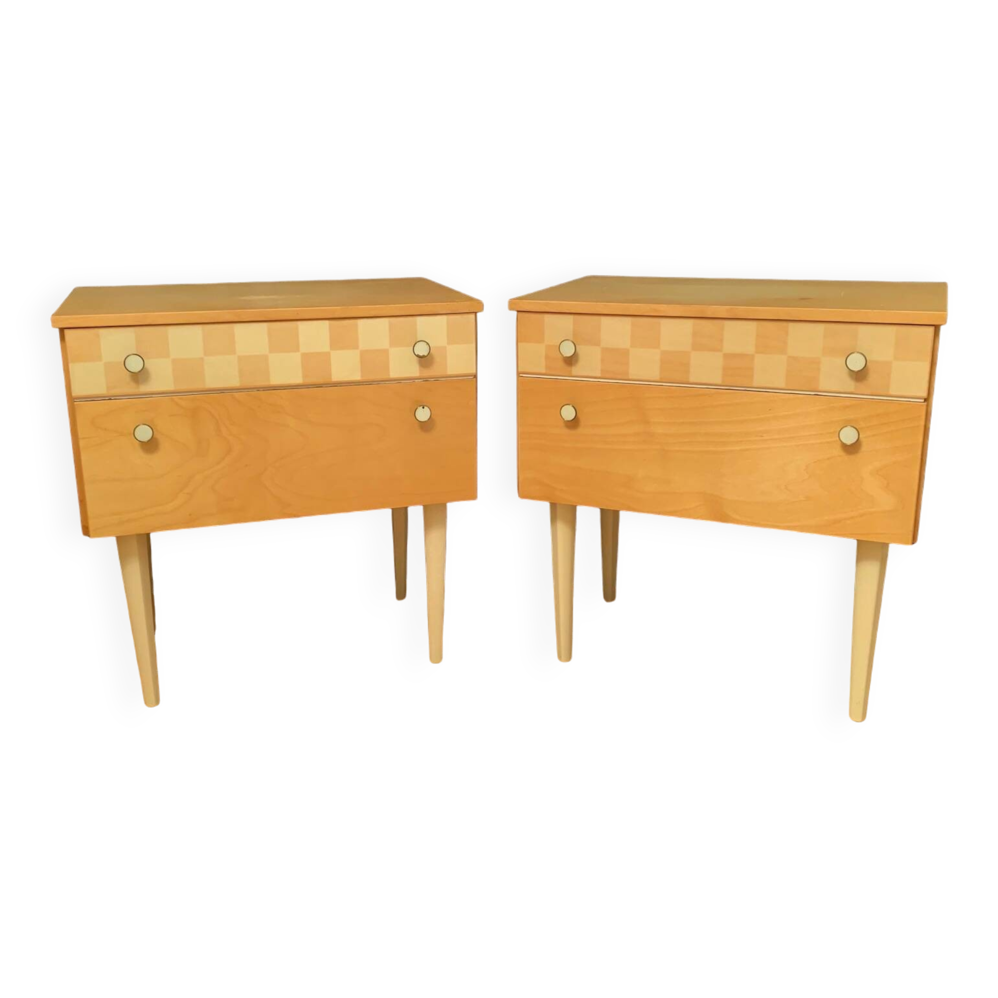 Pair of bedside tables, 1960s