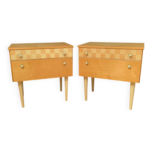 Pair of bedside tables, 1960s