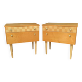 Pair of bedside tables, 1960s