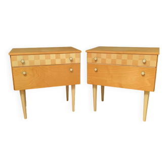Pair of bedside tables, 1960s