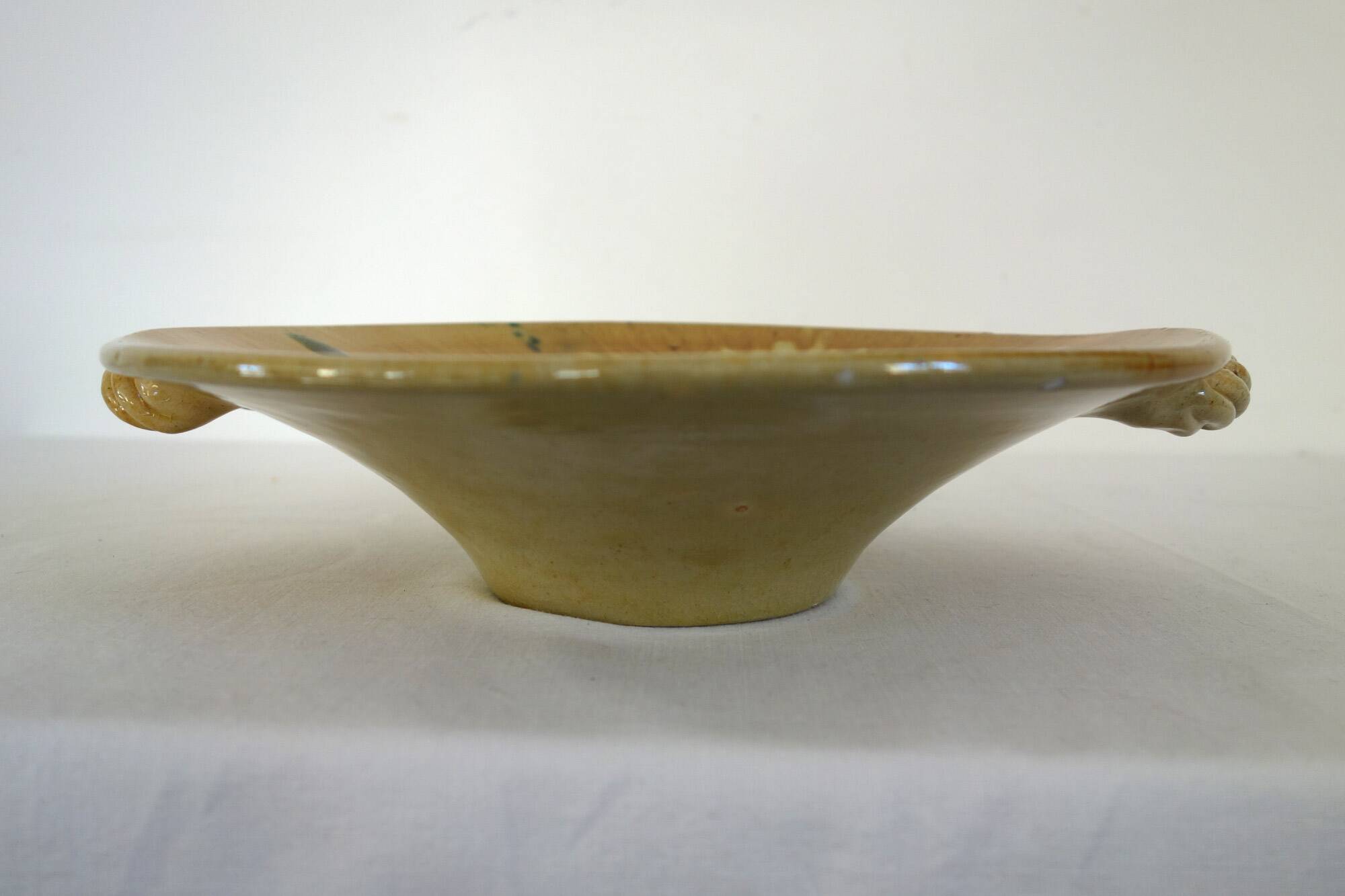 Vallauris earthenware fruit bowl by Joseph Calvas 1950s