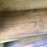Walnut veneer shelf