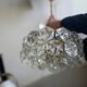 Vintage crystal chandelier Kinkeldey