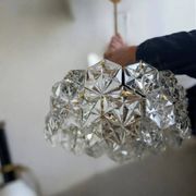 Lustre vintage en cristal kinkeldey