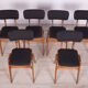 Ensemble de 6 chaises 1960s