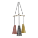 Coloured vintage ceiling lamp pendant lamp 60s 70s MCM