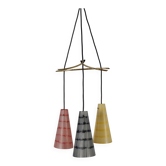 Coloured vintage ceiling lamp pendant lamp 60s 70s MCM