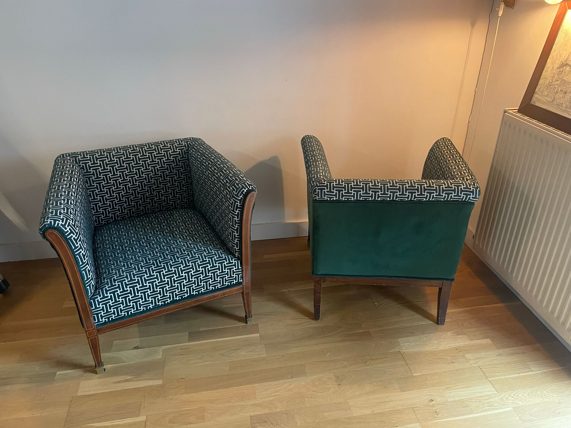 Art Deco armchairs