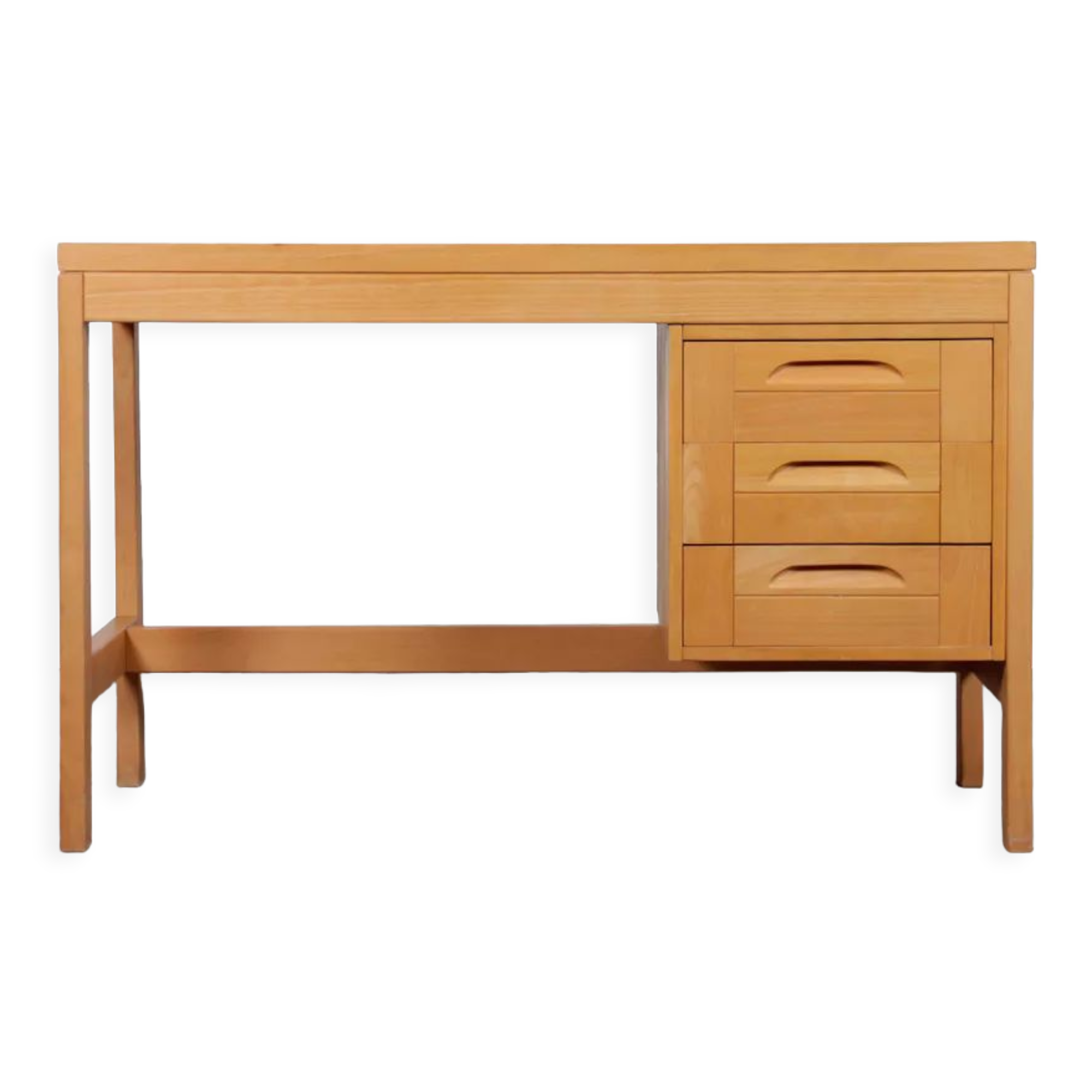 Vintage wooden desk from the 1970s