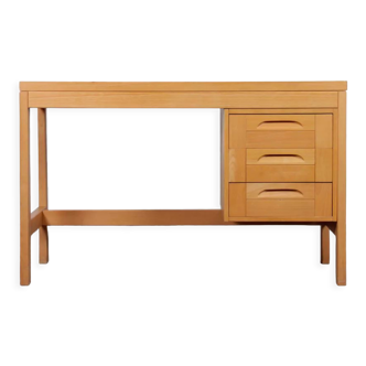 Bureau vintage en bois datant des années 1970