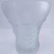 Vase verre Josef Inwald décor roses H. 20 cm