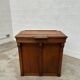 Late 19th century oak reception counter