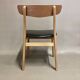 Ensemble de 4 chaises "design scandinave" 1950.