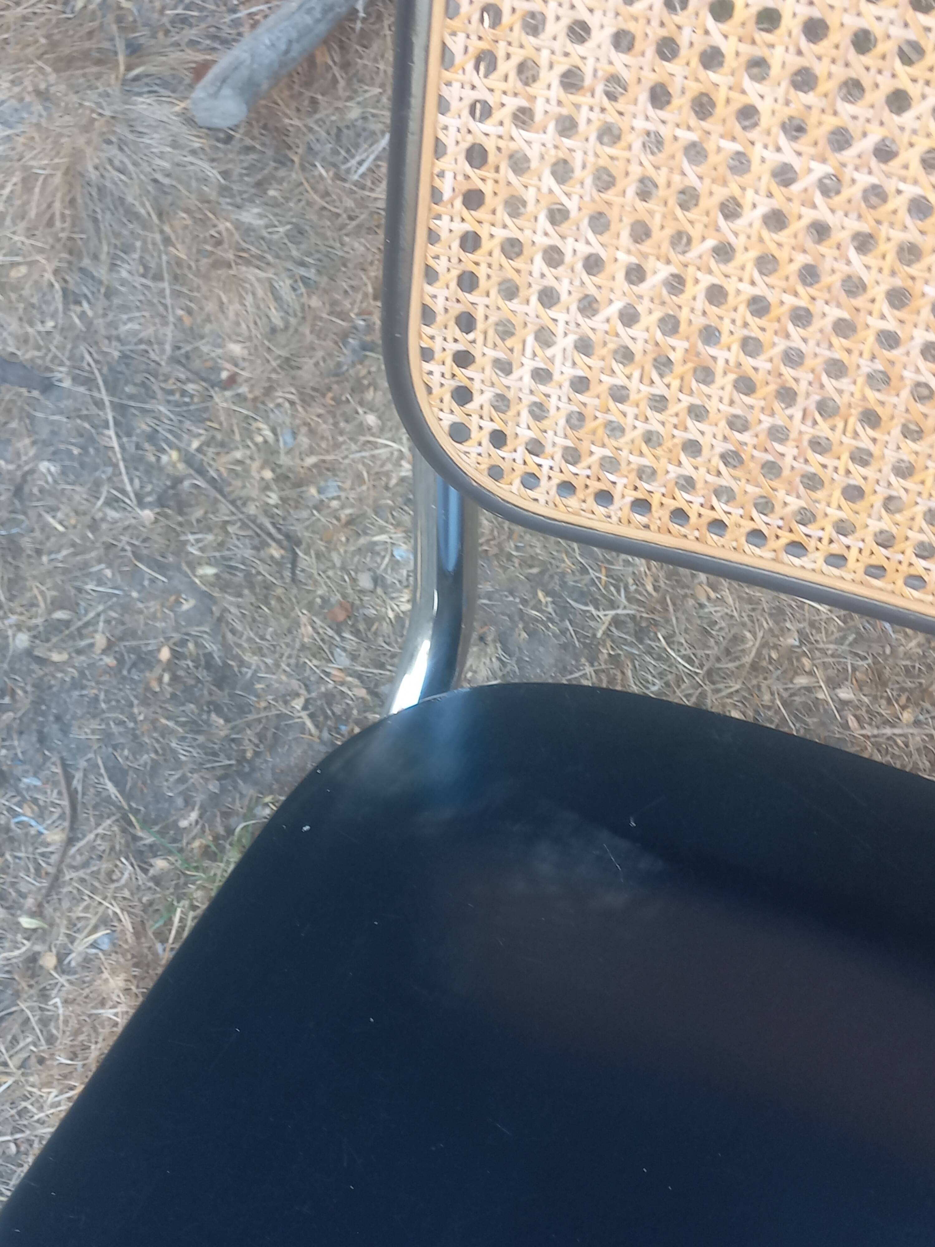 Pair of Marcel Breuer Cesca B32 chairs