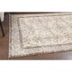 Vintage Turkish Oushak Handmade Wool Cotton Beige Area Rug 113x205