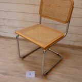 Eight chairs "Cesca B32" by Marcel Breuer