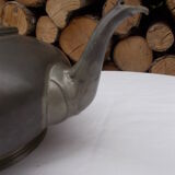 Sheffield tin teapot