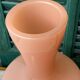 Large pink opaline vase
