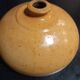 Old enameled terracotta hot water bottle