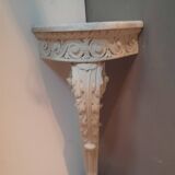 Pair of corner consoles in Louis XV style