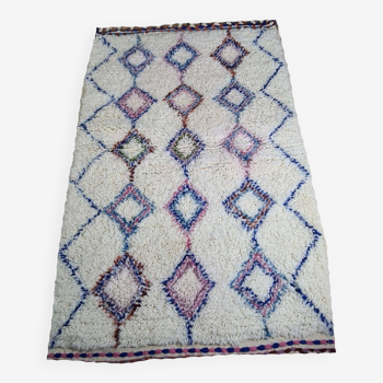 Handmade wool Berber rug 150 X 100 CM