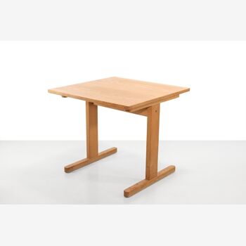 Table de bureau carrée en chêne Borge Mogensen par Fredericia