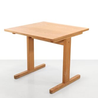 Table de bureau carrée en chêne Borge Mogensen par Fredericia