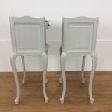 Louis XV-style bedside pair