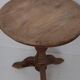 Table ronde en bois teck
